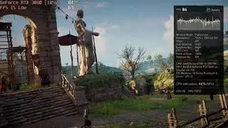 🎮 NVIDIA GeForce RTX 3080 [Laptop, 105W] - AC: Valhalla gameplay benchmarks (1080p)
