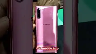Samsung galaxy note 10 rose pink colour|#shorts|Samsung note 10 5g|Get mobile info