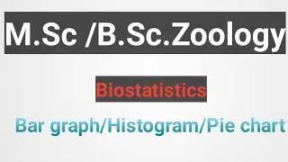 MSC /BSC Zoology Notes :Histogram, bar graph and pie chart notes