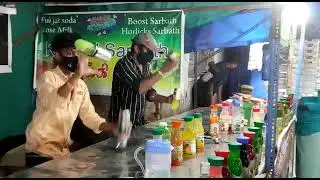 Kuluki Sarbath Indian street food  in Mondaikadu Temple