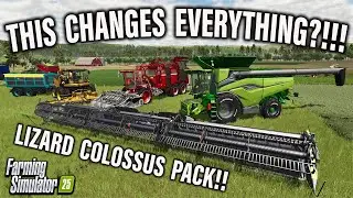 Ого!! НАБОР ЯЩЕРИЦ-КОЛОССОВ!!! НОВЫЕ МОДЫ! В FARMING SIMULATOR 25 | PS5 (обзор) 14 марта 2025 г.