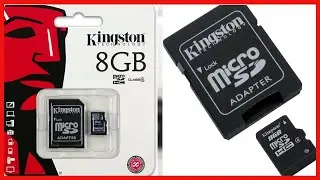 Kingston 8GB Class 4 MicroSDHC Card Flash Memory with SD Adapter SDC4/8GB