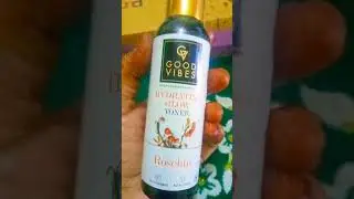 Good vibes rosehip toner review best toner for glowing young skin skin whitening toner 🤩