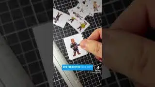 Fazendo minis de papel pra RPG!