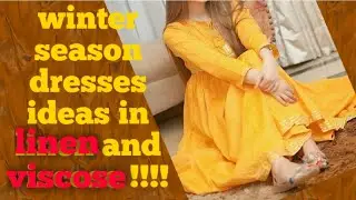 linen and viscose latest dresses ideas for winter season 2020-2021