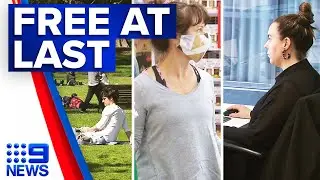 Coronavirus: Masks no longer needed in Victorian supermarkets | 9 News Australia