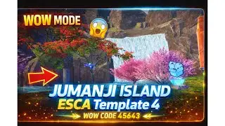JUMANJI ISLAND ESCA 😱 | BGMI WOW Mode Parkour | Template 4 | WOW Code 45643 #bgmi #wowmode 