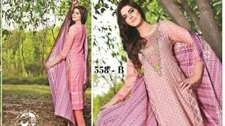 J. Mera Andaaz Vol 3 Spring  Summer Artistry Lawn 2pcs Unstitch Collection 2017