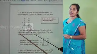 Grade 5 English Medium Maths Session 03