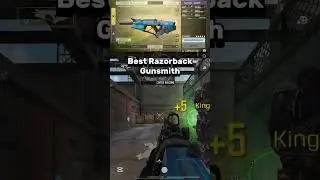 The Best Razorback Gunsmith #shorts #codm