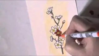 Memory Box, Color Burst and Clean Color Markers