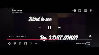 Reacting to my first song. Blind to see