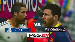 PES 2014 PS3 Vs PS2