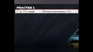 F1 2025 🇸🇬 Singapore Grand Prix Practice 1 Result Alonso topped the session 🏎🏎🏎🏎