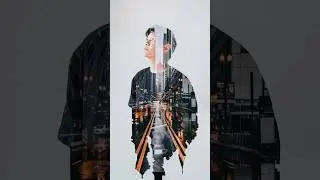 Tutorial bikin foto kece ala2 double exposure, rate hasilnya 1-100!!! #tutorial #trending #shorts
