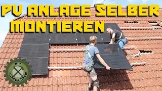 Photovoltaikanlage selber montieren - 300 Jahre altes Fachwerkhaus