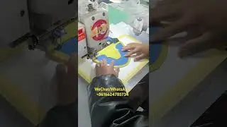 Automatic Computer Pattern Sewing Machine For Shoe Upper Sewing #shoemachine #sewingmachine