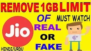 REMOVE JIO 4g 1GB LIMIT  IN ANDROID WITHOUT ROOT        with vpn |MOBILETUTORIAL1