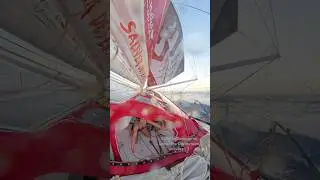 Violette Dorange et Samantha Davies sont arriv&eacute;es ! #voile