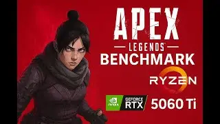 Ryzen 7 7700 + RTX 5060 Ti Apex Legends | Low vs High Settings | 300 FPS Benchmark