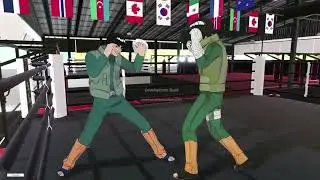NARUTO Might Guy and Rock Lee are fighting! #naruto #anime #manga #training #hardwork #kickboxing