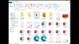 pinning a folder to quick access list