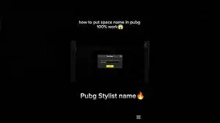 How to put Space name in pubg 2025💥👌#pubgmobile #pubg #shortvideo #shorts #short #games