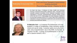 2) Post-exertional Symptom Exacerbation (PESE) Prof Mark Van Ness & Dr Michelle Bull, Physios for ME