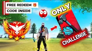 🔨 ONLY HAMMER CHALLENGE!🎁 Free Redeem Code is hidden somewhere in this video 👀