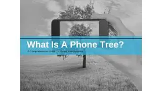 Phone Tree Templates, Tips & Overview