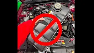 96-04 Mustang GT coolant expansion tank delete.