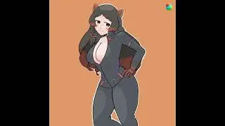 dibujando a las kemono friends: Hipopotamo.