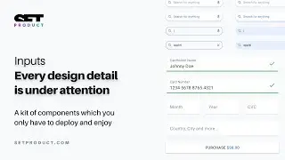 React UI kit. Inputs and text fields overview