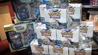 Brilliant Star And Evolving Skies Box Break! - Biggest Pokemon Break In Ireland Ever! | Tabletop