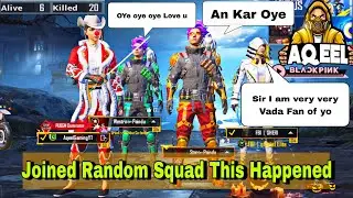 JOINED RANDOM SQUAD AND THIS HAPPENED | AQEEL GAMING | PUBG MOBILE