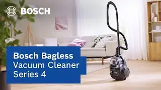 Bosch Bagless Vacuum Cleaner Series 4: Powerful, Efficient, & Compact | Bosch Home Singapore