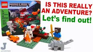 LEGO Minecraft Taiga Adventure 21162 Unboxing, Build, & Review