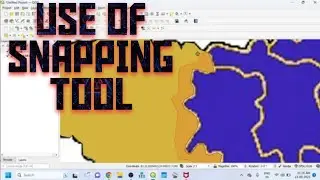 How do we use snapping tools when creating a polygon shapefile in QGIS