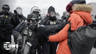 ICE TENS IN MINNEAPOLIS: Protesters Confront Surge of Immigration Agents Near Whipple Building |AM1E