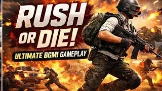 Chaos Commenced! BGMI Full Rush Match😮&zwj;💨🎯