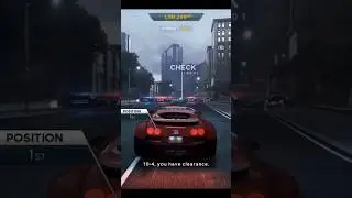 Bugatti Veyron VS Cops ( : - Nfs Most Wanted 2012 Short Video #shorts #ytshorts #viral #short