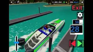 Cruising out on the water Roblox lake of Ozarks