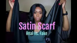 How to choose a Satin Scarf| Real Satin Scarf vs the Fake Ones