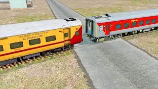 LHB Coupling UTKRISHT Coach | BUMPY RAILROAD | Train Simulator | Railworks 3 | Trains Gamer