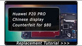 Huawei P20 PRO (CLT-L29) Chinese display with frame Replacement Tutorial