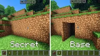 How to Build Hidden Base in Minecraft