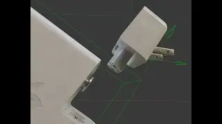 Apple charging brick model & rig showcase | Blender 3D