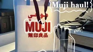📍muji haul!🛒 /stationary essentials💆&zwj;♀️/back to school shopping for term two! 🌅🏫