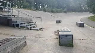 Abandoned Banked Road at Transport Research Laboratory