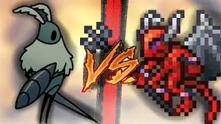 Moss Knight from hollow knight VS Red Devil from the terraria animation